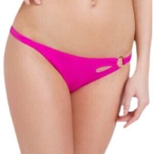 L'Agent Agent Provocateur Adrina Sexy Pink Cutout Bikini Bottom -S